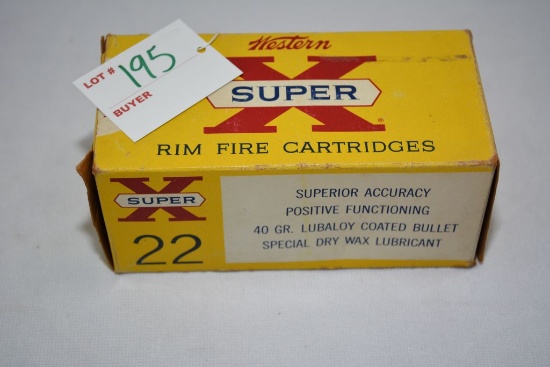 Super X 22 Long Rifle Rim Fire Cartridges; 500 Count