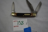 Schrade Old Timer 3 blade pocket knife, #34OT