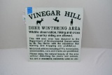 Vinegar Hill Deer Wintering Area Sign; New York State Dept. Of Environmental Conservation