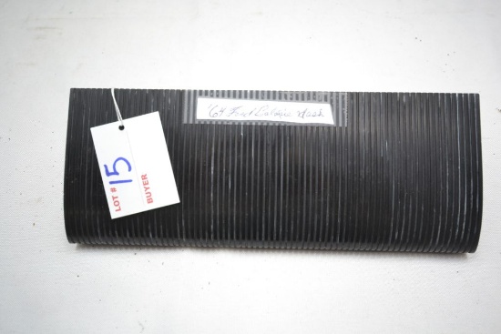 1964 Ford Galaxy Instrument Cluster Finish Cover