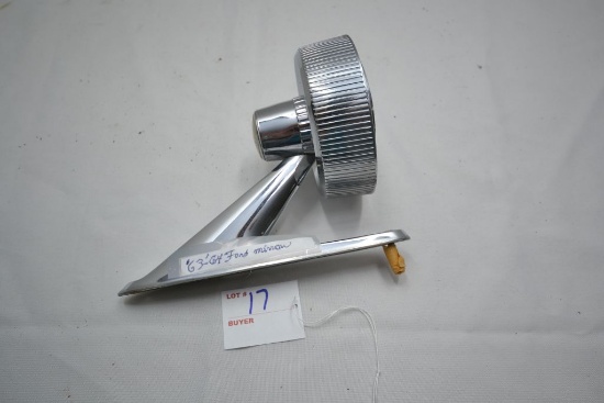1963-64 Ford Galaxy Side Mirror with Bracket