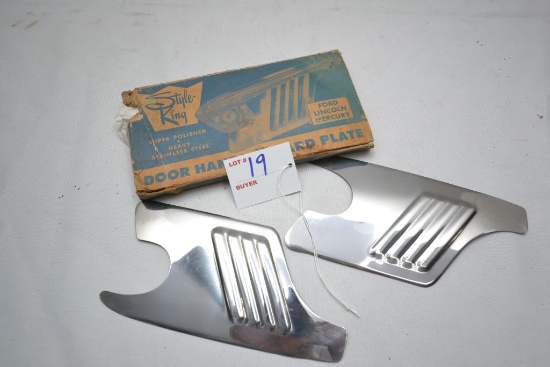 Pair of Ford Lincoln Door Handle Guards; NOS; Original Box