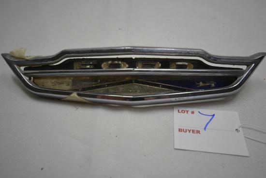 1962 Ford Galaxy Hood Emblem