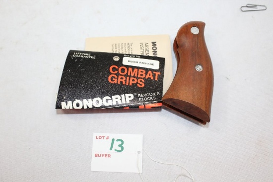 Hogue Combat Grips for Ruger Redhawk; Wood