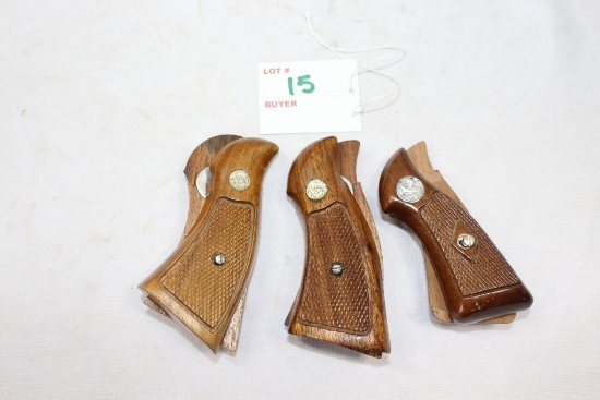 Set of 3 Smith and Wesson Grips; NOS