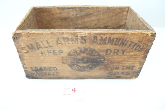 Vintage Selby Loads Ammo Box 11"x6"x5-1/2"