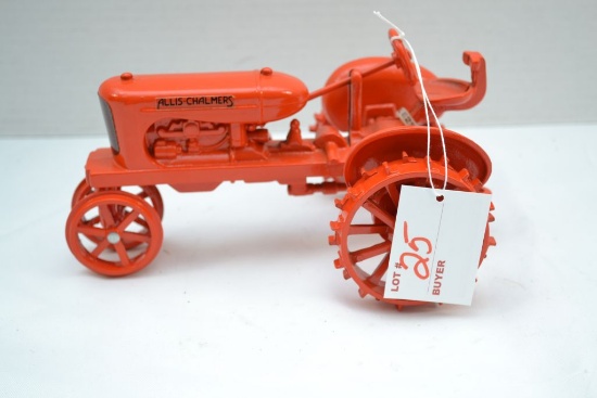 1/16 Scale WC Allis-Chalmers JLE2598 Narrow Front Toy Tractor; Steel Wheels-Styled