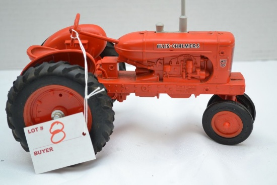 1/16 Scale Allis-Chalmers WD 45 Metal Toy Tractor; No Box