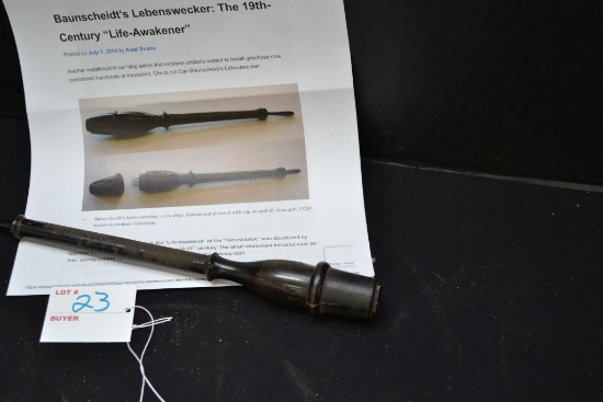 Vintage "Baunscheidt's Lebenswecker Life-Awakener"; Unusual Instrument from the mid-19th Century. Co