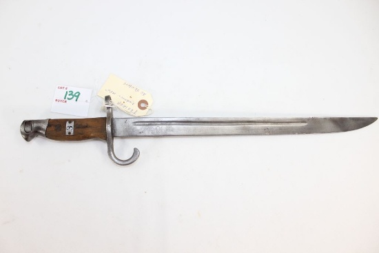Japanese Rifle Bayonet; Unknown Maker; 19" OAL