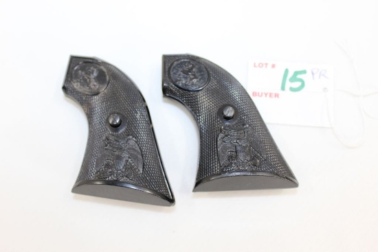 Pair of Small Frame Single Action Revolver Plastic Grips