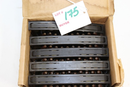 7.62x39 Hollow Point SKS/AK Stripper Clip; 100 Rds