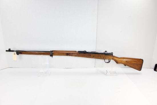 Japanese Model 38 7.7x58 Cal. Long Rifle w/Incomplete Anti-aircraft Sight; 31-1/2" BBL; SN 24428