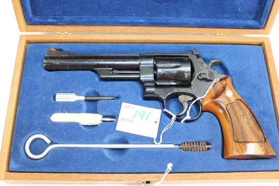 Smith & Wesson Model 29-3 .44 Magnum Cal. Factory Walnut Grips; Adjustable Sights; Factory Presentat