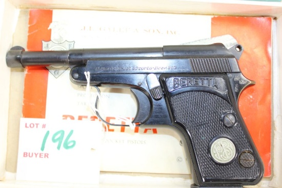 Beretta Model 950 .22 S; Original Box and Owner's Manual; Made in Italy; Like New