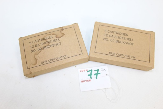 Winchester/Olin 12 Ga 00 Buck 2-3/4"; 2 Boxes 5 Rds/Box
