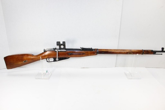 Russian Nagant 7.62x54 R Cal. Original Sniper Rifle w/Factory Scope Mount and Turn Down Bolt