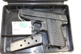 Bryco Arms Model 38 .380 Auto Cal. w/Non-Matching Case; SN 1262430