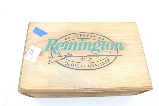 Remington Wooden Storage Box w/Layered Padding