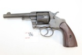 Colt D.A. 41 .41 Colt Cal. Double Action Revolver w/Matte Finish, Walnut Grips and 4-3/4
