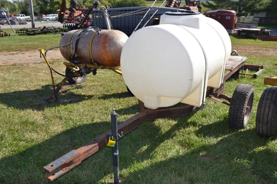 2 Wheel Trailer With 300 Gallon Water Tank, Banjo Valve