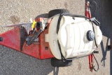 Fimco 40gal Sprayer On Cart, Pump Works, 5 Nozzle Boom, 25' hose wand, Stored Inside