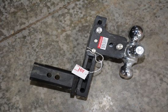 BW 3-Way Ball Hitch; 1-7/8", 2" and 2-5/16"; New