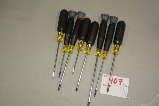 Miniature 8-Piece Swivel head Klein Tools Assorted Screwdriver Set