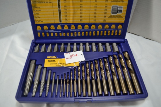 Irwin Hanson 35- Piece Master Screw Extractor Drill Bit Set