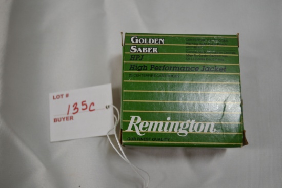 Remington Golden Saber 38 Special +P 125 gr. Brass Jacketed Hollow Pt. Cartridges; 25 Rds.
