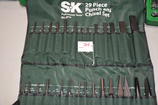 SK 29-Piece Punch and Chisel Set; New
