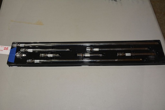 SK 3/8" Drive Chrome Extension 8-Piece Set; 3" to 18" Length; Like New
