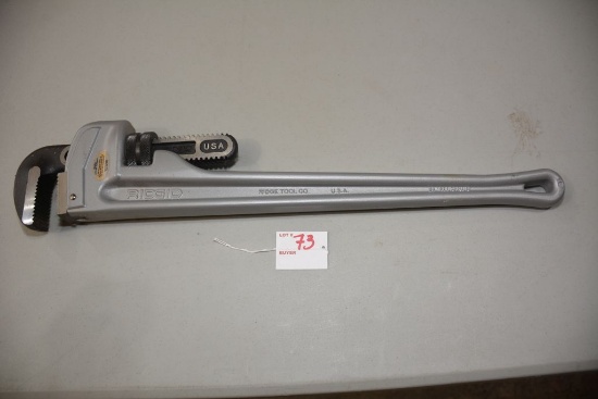 Rigid 24" Aluminum Pipe Wrench; New