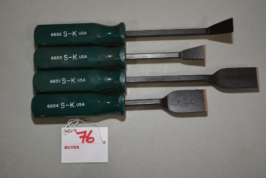 SK 4-Piece Gasket Scraper; Assorted Sizes
