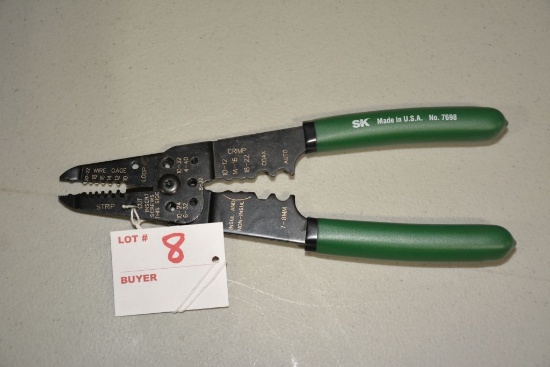 Pair of S-K Wire Strippers No. 7698; Like New