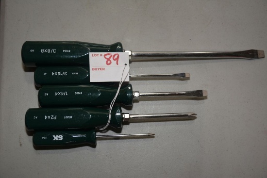 SK 5-Piece Combination Screwdriver Set; Like New