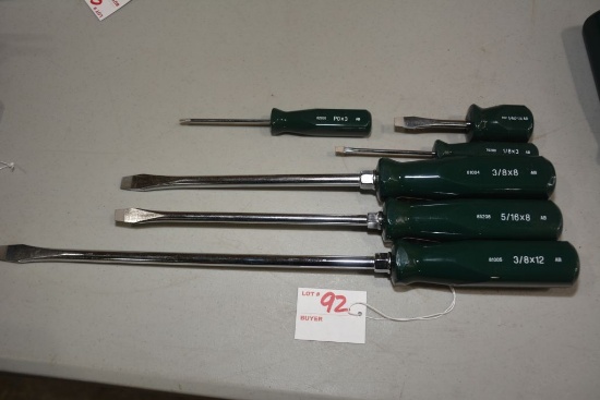 SK 6-Piece Combination Screwdriver Set; Like New