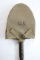 Entrenching Tool (Shovel) with T-Handle; Pre-WWII; w/Reproduction Canvas Cover