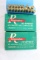6mm Rem. Reloads in Vintage Remington Boxes and Plastic Box; 50 Rds.