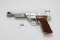 Mitchell Arms Olympic II .22 LR Pistol; Stainless Steel w/Gold Accents; Weighted/Compensated BBL; Ad