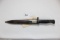 Israeli Model 1949 Mauser K-148 Bayonet w/Metal Scabbard; Made in 1949; 9-1/2