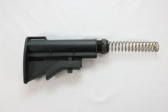 AR-15 and Clone Collapsible Stock w/Buffer Tube and Spring