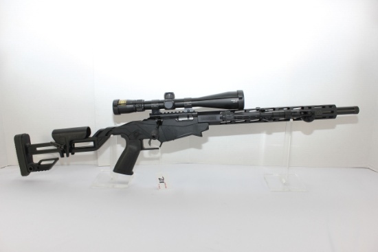 Ruger Precision .22 Mag Bolt Action Rifle w/Adj. Trigger, Stock, and Cheek Piece, Threaded BBL, Bipo