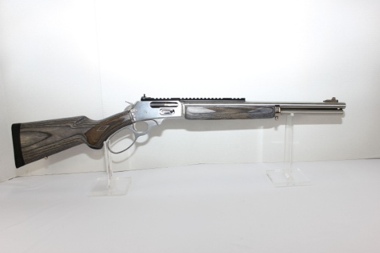 Marlin Model 1895 SBL .45-70 Cal. Rifle; Stainless Steel w/Laminated Stock, Picatinny Rail; SN MR052