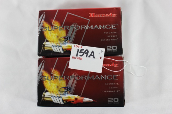 Hornady Superformance 6mm Rem. 95 Gr. SST; 2 Boxes, 20 Rds./Box
