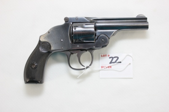 H&R .38 S&W Cal. Top Break 5-Shot Revolver w/3-1/4" BBL; SN 142647; Very Good Condition for Age