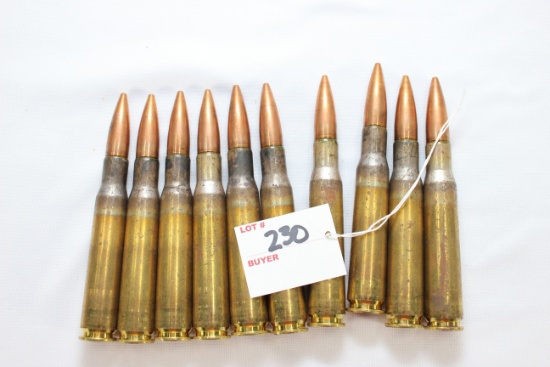 50 Cal. BMG 660 Gr. FMJ Cartridges; 10 Rds.