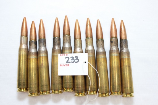 50 Cal. BMG 660 Gr. FMJ Cartridges; 10 Rds.
