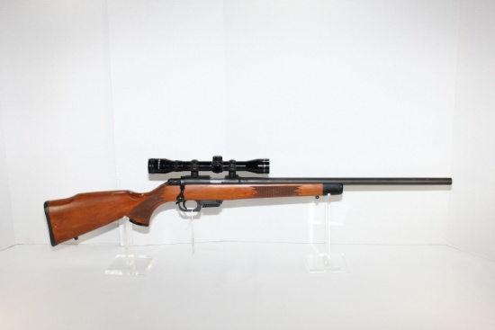Rock Island .22 TCM Bolt Action Rifle w/Bull BBL, Checkered Stock, Detachable Magazine and Tasco 4x3