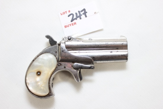 Remington Arms U.M.C. Co. .38 Cal. Derringer w/Pearl Grips; SN N/A